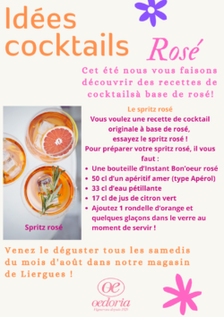 Spritz au rosé Oedoria